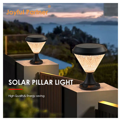 Lámparas de soporte solar Material ABS Paneles policristalinos de soporte solar Epistar SMD DIA245mm IP65 APP controlado resistente al agua