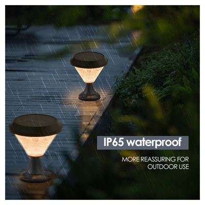 Lámparas de soporte solar Material ABS Paneles policristalinos de soporte solar Epistar SMD DIA245mm IP65 APP controlado resistente al agua