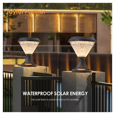 Lámparas de soporte solar Material ABS Paneles policristalinos de soporte solar Epistar SMD DIA245mm IP65 APP controlado resistente al agua