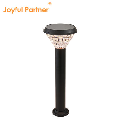 Super brillante Luzes de vía solar Material de aluminio ABS + PC Control de luz inteligente Blanco cálido para jardín paisajístico