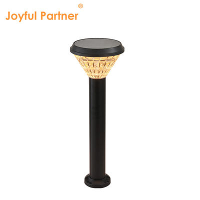 Lámparas de jardín solares al aire libre hasta 12 horas de duración Lentes de plástico Material de aluminio ABS Control de luz con Epistar SMD