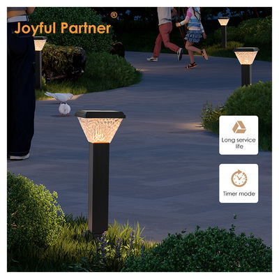 2024 luz solar exterior IP65 alto brillo color blanco RGB con panel solar carga solar
