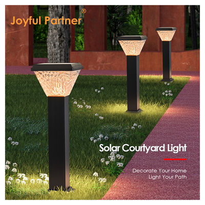 2024 luz solar exterior IP65 alto brillo color blanco RGB con panel solar carga solar
