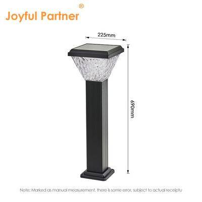 Luz de jardín solar LED exterior Batería de gran capacidad ABS Material de aluminio Color RGB Adecuado para parques de patio