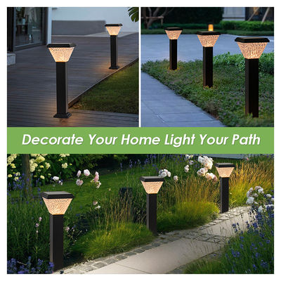 Luz de jardín solar LED exterior Batería de gran capacidad ABS Material de aluminio Color RGB Adecuado para parques de patio
