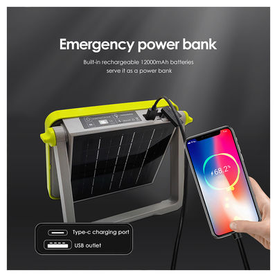 Linterna de campamento recargable SMD 5054 LED de tipo C Puerto de carga para emergencias al aire libre