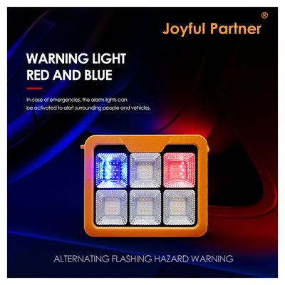 Luz de inundación solar LED portátil SMD LED IP65 a prueba de agua con control remoto Batería recargable blanca cálida 3000K