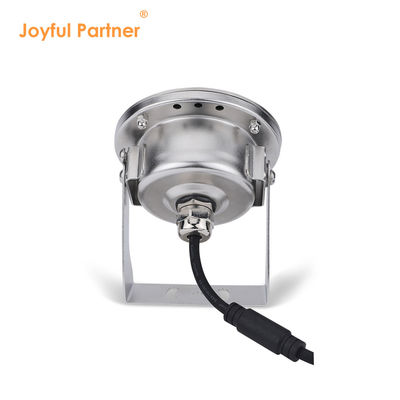 Acero inoxidable LED luz submarina IP68 DC12V 24W Blanco cálido 3000K para fuente