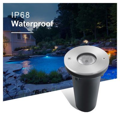Lámpara LED RGB bajo el agua de bajo voltaje RGB 3W 1W LED IP68 resistente al agua