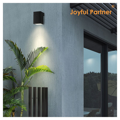Luz de pared LED exterior interior Cuadrado 8W DC 24v LED SMD Blanco Caliente Casilla de aluminio de fundición Ángulo de haz multifunción
