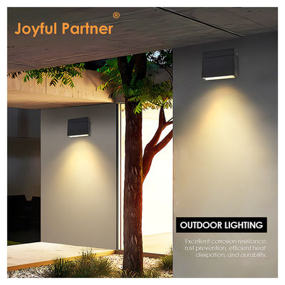 Iluminación de arriba y abajo Modernas luces LED de jardín de jardín de pared de 10W Negro Blanco Color de la vivienda impermeable IP65