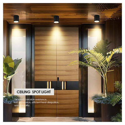 CE IP65 Iluminación de techo de superficie montada a la luz baja luz impermeable luz de punto Cree Cob LED con diseño redondo