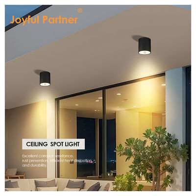 Iluminación de pared de cilindro oscuro LED para jardín exterior Iluminación diurna de pared COB Al Material con servicios OEM