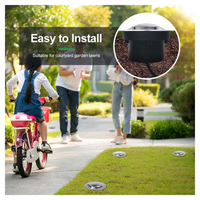 IP67 Ultra delgado enterrado en el suelo 12V 24V luz de cubierta a prueba de agua luz de tierra recubierta