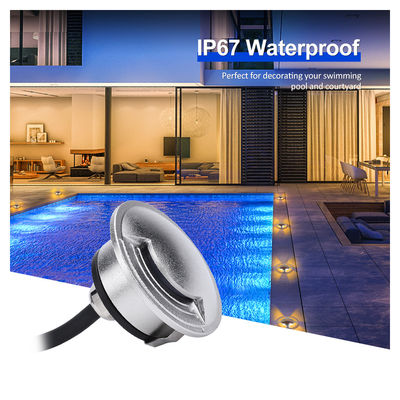 Ultra delgado IP67 resistente al agua 2W LED encasillado Iluminación interior exterior SS316 cubierta para el camino del jardín