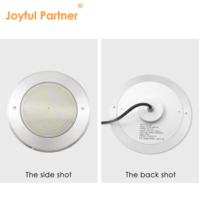 Luz de piscina LED subacuática 230MM DC12V 252pcs SMD2835 Blanco caliente de voltaje constante montado en la pared