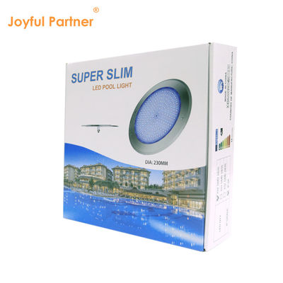 Luz de piscina LED subacuática 230MM DC12V 252pcs SMD2835 Blanco caliente de voltaje constante montado en la pared