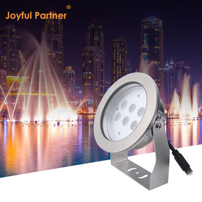 IP68 Proyector submarino impermeable 316L de acero inoxidable DMX512 RGB / RGBW 4in1 LED DC12V/24V