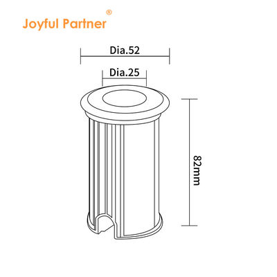 1W 2W Piscina luz submarina tipo DIA 42mm para la decoración de estanques