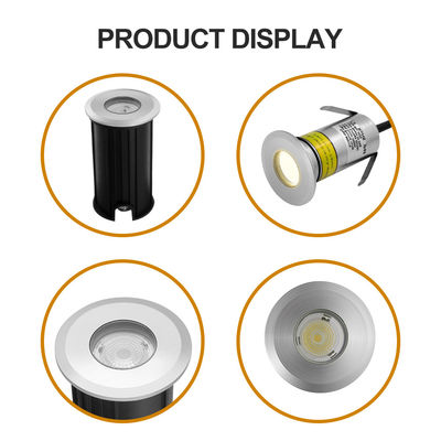 1W 2W Piscina luz submarina IP68 con luz de fondo