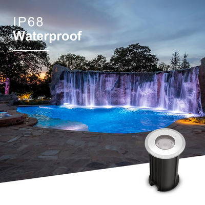 1W 2W Piscina luz submarina IP68 con luz de fondo