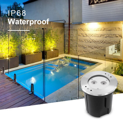 IP68 RGBW 4 en 1 fuente resistente al agua luz LED de acero inoxidable 316 DC 24V con lente asimétrica
