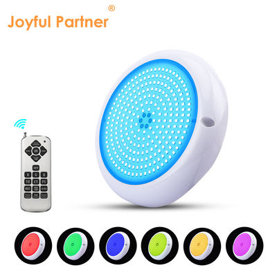 Luz de piscina LED RGB AC12v Voltagem Résina llena plana RGB ABS cuerpo caliente blanco fábrica personalizada