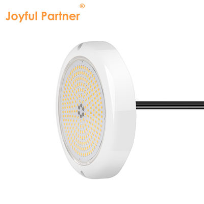 Luz de piscina LED RGB AC12v Voltagem Résina llena plana RGB ABS cuerpo caliente blanco fábrica personalizada