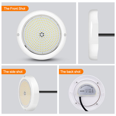 ABS Pool Light Par56 IP68 18W 24W Sincronizado RGB SMD LED Cambio de color para piscina de concreto