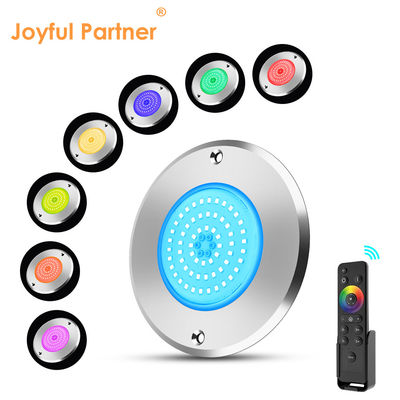 RGB Ultra Slim IP68 Iluminación de piscinas LED SS316 Tipo integrado de la carcasa SMD2835 6W