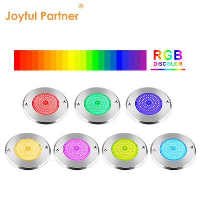 RGB Ultra Slim IP68 Iluminación de piscinas LED SS316L carcasa Tipo integrado SMD2835 6w Luces impermeables submarinas