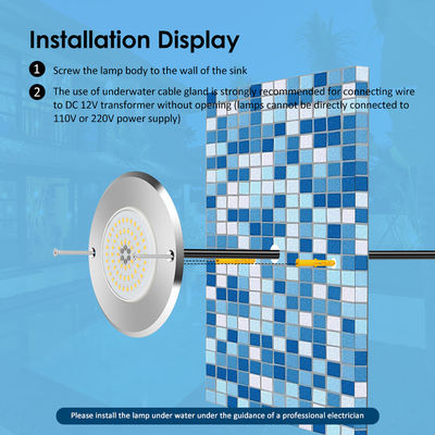 316 acero inoxidable luz de estanque sumergible IP68 natación SMD LED controlador de corriente constante con calidad garantizada