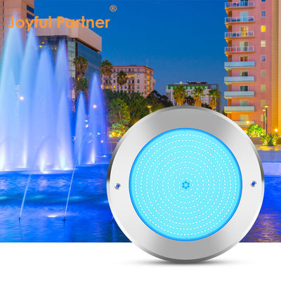 Luz de piscina LED PAR56 12 voltios de acero inoxidable resistente al agua SMD 2835 chips 100% de resina