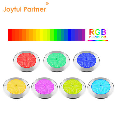 Lámparas de piscina bajo el agua LED 316 de acero inoxidable 25W Smd2835 Resina llena 3000K RGB lámpara de piscina SMD 2835 AC 12v IP68 totalmente impermeable