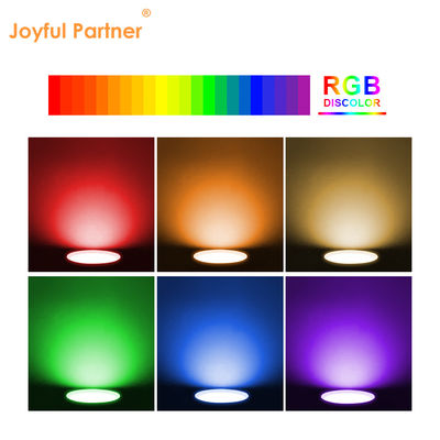 Potente luz de piscina LED Control Wifi AC12V IP68 25W RGB LED PAR56 de resina llena montada en la superficie