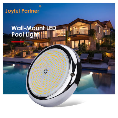 Potente luz de piscina LED Control Wifi AC12V IP68 25W RGB LED PAR56 de resina llena montada en la superficie