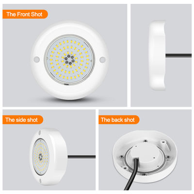 AC 12V sumergible bajo el agua IP68 RGB Switch Control PC 15W Resina llena de superficie montada LED luz de piscina