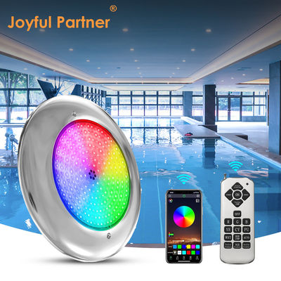 Luz de la piscina 18watt 35watt Resina llena AC12V SS316L + ABS DIA280mm para la piscina de concreto
