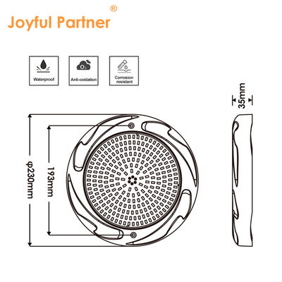 Luz de piscina submarina LED de 42W 230*35mm con conductor CC incorporado