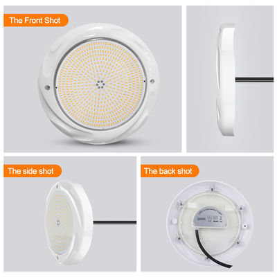 Iluminación de piscina LED de 35W para piscina de hormigón SPA 230*35mm Material ABS AC12V RGB RGBW