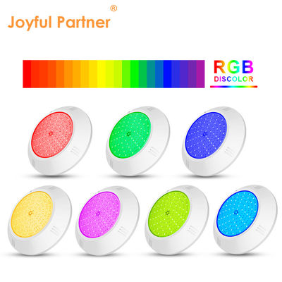 Resina epoxi Relleno de piscina subacuática luz de pared ABS instalado en la carcasa IP68 AC12V 18W Dia 260mm