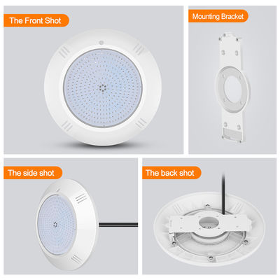 Resina epoxi Relleno de piscina subacuática luz de pared ABS instalado en la carcasa IP68 AC12V 18W Dia 260mm