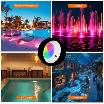 Luz de piscina LED montada en la pared 260 * 40mm AC12V 42w control remoto con carcasa ABS estilo moderno