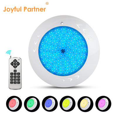 18W Par56 LED Piscinas de baño Superficie montada LED Iluminación de piscinas submarinas AC 12V RGB para jardines de paisaje acuático