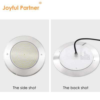 Par56 LED resistente al agua Luz de piscina 316SS Casas Ultra delgadas 7.5mm Resina de pared montada 230MM 18W 25W DC AC12V