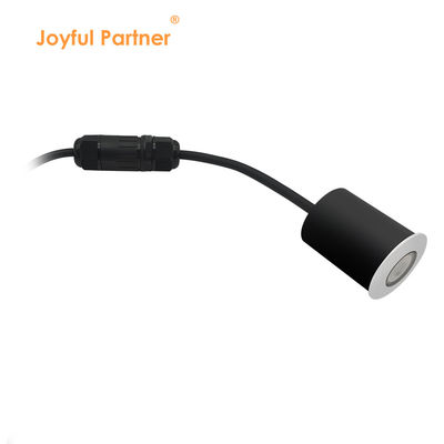 Luzes de piscina DC12 ~ 24V 1W 2W LED de acero inoxidable de color único con caja negra ABS