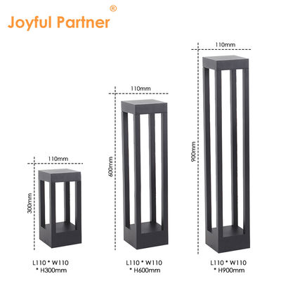 Lámparas de púlpitos de jardín CREE Led 8W con energía de aluminio recubierto Altura 600mm AC 110-285V monocolor a prueba de polvo