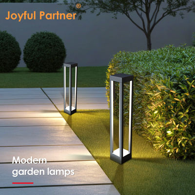 8W LED de jardín Bollardo de la altura de la luz personalizada IP65 300mm 600mm 900mm Material de aluminio para pasarela
