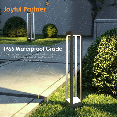 8W LED de jardín Bollardo de la altura de la luz personalizada IP65 300mm 600mm 900mm Material de aluminio para pasarela