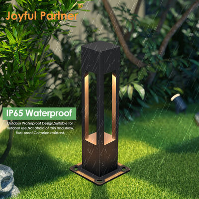 Iluminación de paisaje con bolardo para exteriores 160*160*800MM LED Bridgelux 3000K 10w Con dos años de garantía